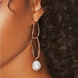 Ettika Pearl Drop Earrings
